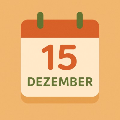 Historischer Kalender – 15. Dezember
